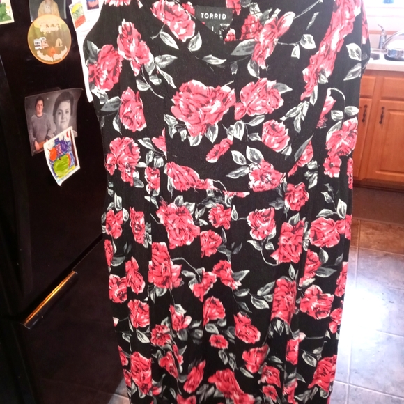 Torrid Floral Sun Dress - Picture 10 of 11